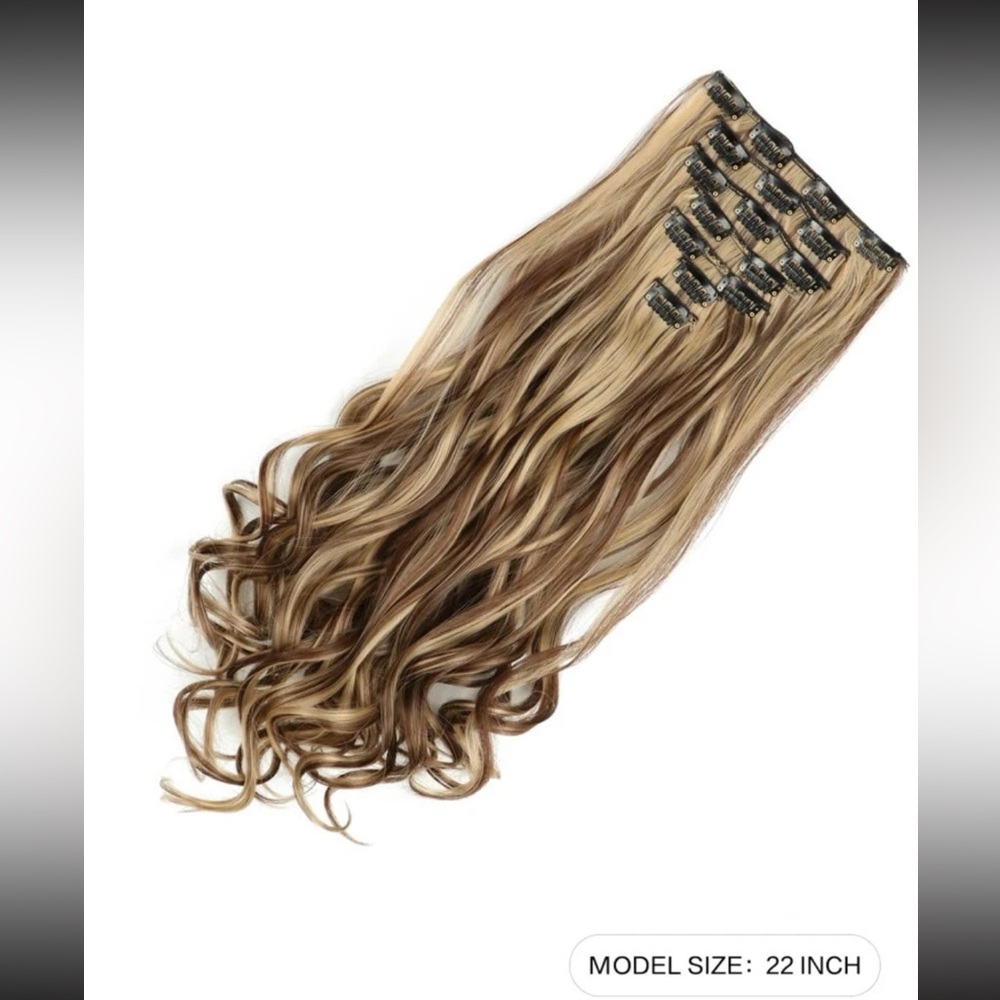 Clip In Hair Extensions ❤️ - Picture 4 of 4